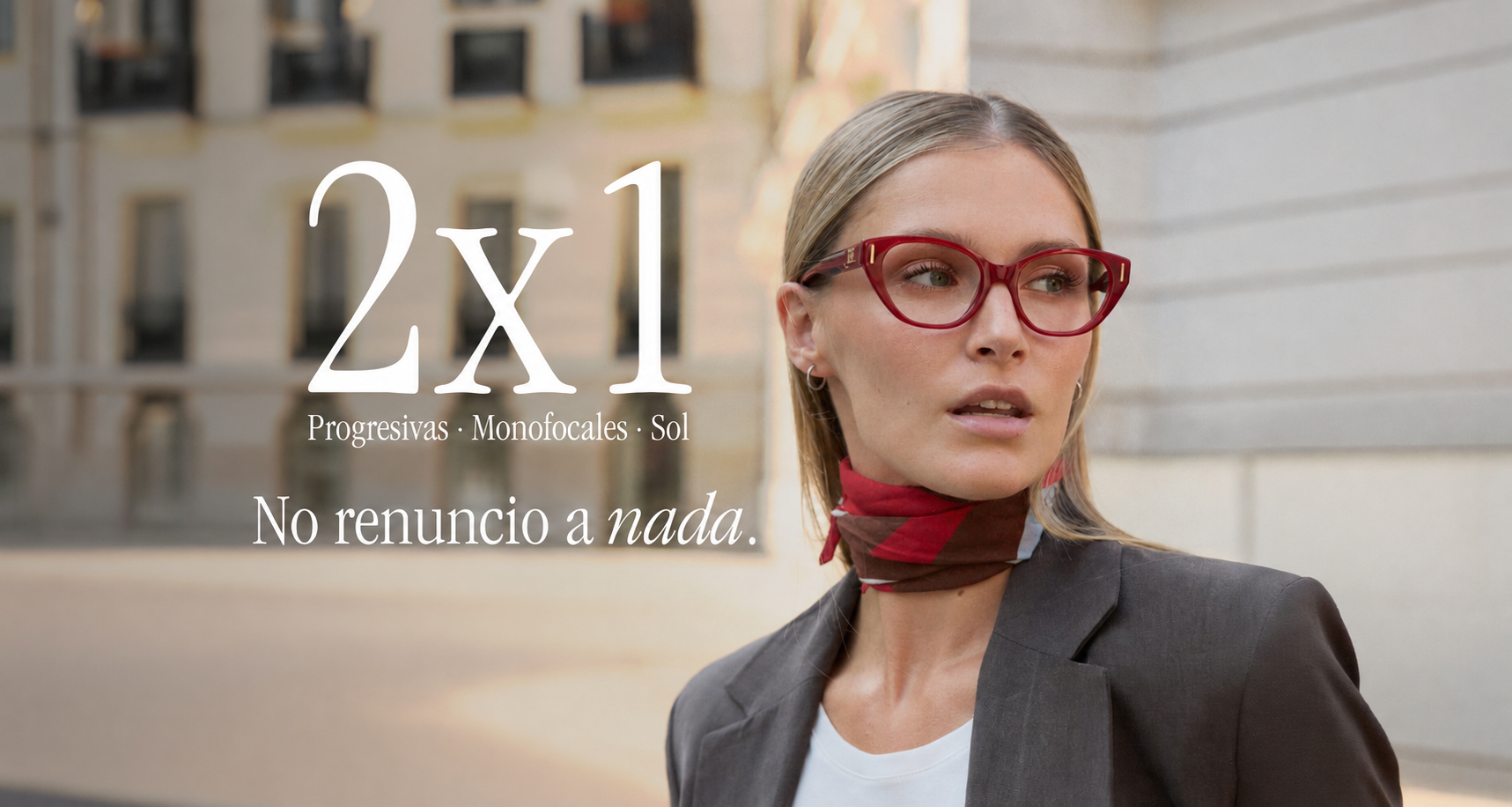 Promoción 2x1 en gafas Opticalia